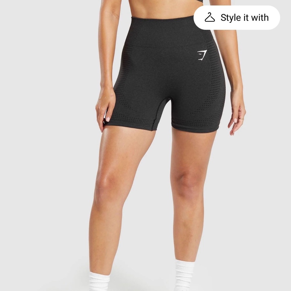 Gymshark Charcoal Gray Athletic Shorts